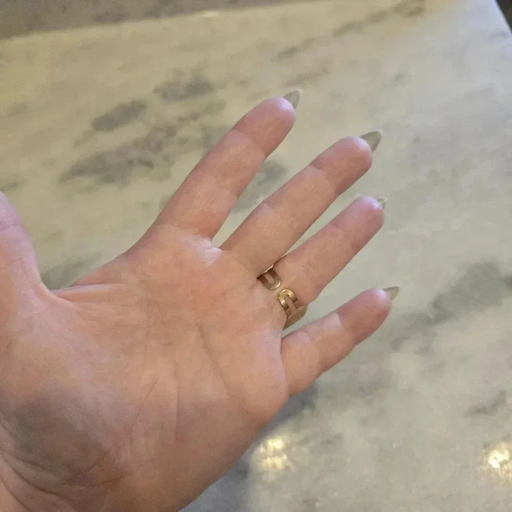 Women stone resizable ring Unique
